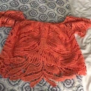 Sugar lips small off the shoulder top